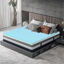 Load image into Gallery viewer, Dream Flip Dual Sided Memory Foam Mattress Topper - Super King