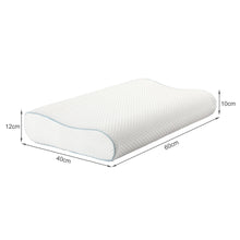 Load image into Gallery viewer, Neck Ease Memory Foam Neck Support Contour Pillow  60cm x 40cm x 12cm