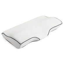 Load image into Gallery viewer, Form Fit Memory Foam Contour Neck Support Pillow  59.5cm x 33cm x 10.5/5.5cm