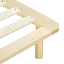 Load image into Gallery viewer, Ohio Double Wooden Bed Base - Natural