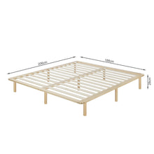 Load image into Gallery viewer, Ohio Super King Wooden Bed Base - Natural