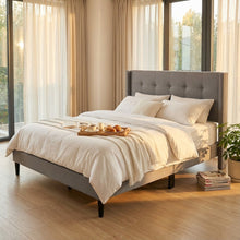 Load image into Gallery viewer, Sealy Queen Bed Frame - Light Grey
