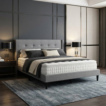 Load image into Gallery viewer, Sealy Queen Bed Frame - Light Grey