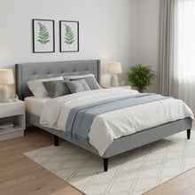 Load image into Gallery viewer, Sealy Queen Bed Frame - Light Grey