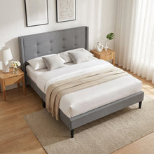 Load image into Gallery viewer, Sealy Double Bed Frame - Light Grey