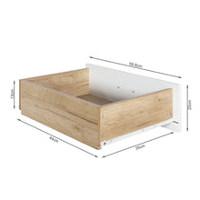Load image into Gallery viewer, Alton Low Boy 8 Drawers - Natural + White