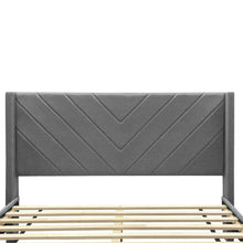 Load image into Gallery viewer, Bassie Double Bed Frame - Light Grey