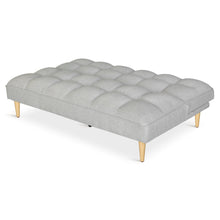 Load image into Gallery viewer, Barton 3 Seater Sofa Bed - Light Grey
