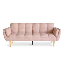 Load image into Gallery viewer, Dover 3 Seater Sofa Bed - Pink