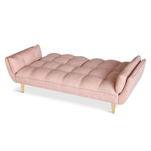 Load image into Gallery viewer, Dover 3 Seater Sofa Bed - Pink