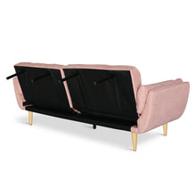 Load image into Gallery viewer, Dover 3 Seater Sofa Bed - Pink