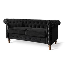 Load image into Gallery viewer, Chesley Velvet 2 Seater Sofa - Black