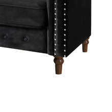 Load image into Gallery viewer, Chesley Velvet 2 Seater Sofa - Black
