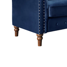 Load image into Gallery viewer, Chesley Velvet 3 Seater Sofa - Navy Blue
