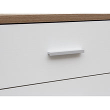 Load image into Gallery viewer, Bram Tallboy 5 Drawer Chest Dresser - Oak + White