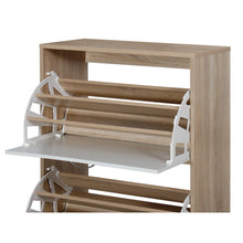 Load image into Gallery viewer, Anau 3 Drawer Shoe Cabinet Storage Rack - Oak