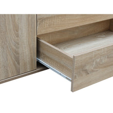 Load image into Gallery viewer, Bram 3 Door Wardrobe Cabinet with 2 Drawers - Oak