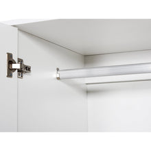 Load image into Gallery viewer, Bram 3 Door Wardrobe Cabinet with 2 Drawers - White