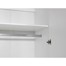 Load image into Gallery viewer, Bram 3 Door Wardrobe Cabinet - White