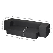 Load image into Gallery viewer, Portable Sofa Bed Folding Foam Mattress