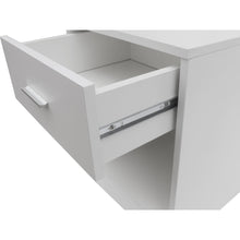 Load image into Gallery viewer, Clayton Bedside Table with Drawer - White