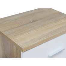 Load image into Gallery viewer, Bram Bedside Table - Oak + White