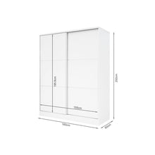 Load image into Gallery viewer, Tonto 160cm Wardrobe With Sliding Doors - White