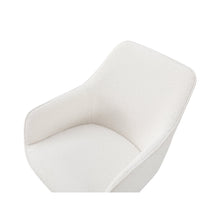 Load image into Gallery viewer, Ramona Boucle Dining Chair - Set of 2 - White + Black