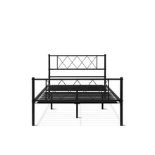 Load image into Gallery viewer, Picton King Single Metal Bed Frame - Black