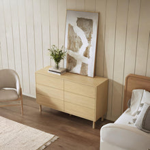 Load image into Gallery viewer, Custer 6 Drawers Lowboy - Oak