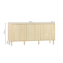 Load image into Gallery viewer, Custer Sideboard Buffet Table - Oak