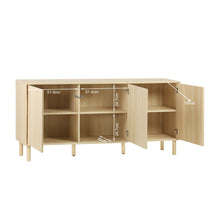 Load image into Gallery viewer, Custer Sideboard Buffet Table - Oak