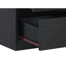 Load image into Gallery viewer, Tongass Wooden Bedside Table - Black