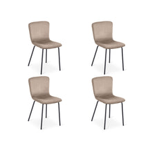 Load image into Gallery viewer, Darius Velvet Dining Chairs - Set of 4 - Taupe