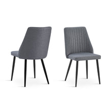 Load image into Gallery viewer, Eldon Linen Dining Chair - Set of 4 - Dark Grey
