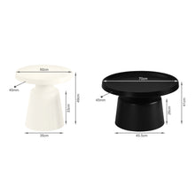 Load image into Gallery viewer, Tawny 2 Piece Coffee Table Set - Black + White