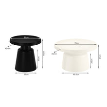Load image into Gallery viewer, Quill 2 Piece Coffee Table Set - White + Black