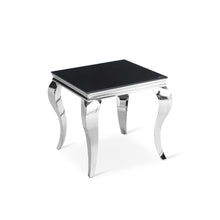 Load image into Gallery viewer, Alba Tempered Glass Side Table - Black