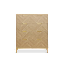 Load image into Gallery viewer, Mesa 4 Drawers Tallboy - Natural