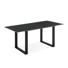 Load image into Gallery viewer, Ainsley 180 X 90cm Ceramic Dining Table - Golden Black