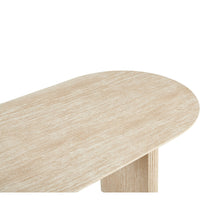 Load image into Gallery viewer, Nile Oval Dining Table 160 x 90cm - Travertine