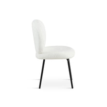 Load image into Gallery viewer, Griffin Boucle Dining Chair - Set of 2 - White
