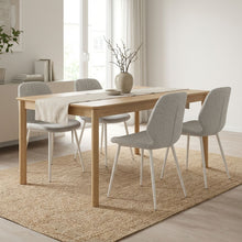 Load image into Gallery viewer, River Fabric Dining Chair - Set of 4 - Light Grey