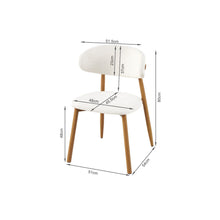 Load image into Gallery viewer, Fable Fabric Dining Chair - Set of 4 - Beige