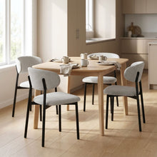 Load image into Gallery viewer, Merrit Fabric Dining Chair - Set of 4 - Light Grey