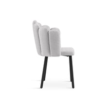 Load image into Gallery viewer, Urban Petal-shaped Upholstered Dining Chair - Set of 2 - Light Grey