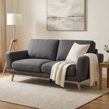 Load image into Gallery viewer, Tova Chenille 3 Seater Sofa - Dark Grey