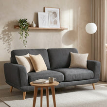 Load image into Gallery viewer, Tova Chenille 3 Seater Sofa - Dark Grey