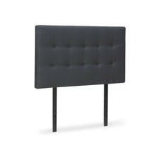 Load image into Gallery viewer, Susan King Single Fabric Upholstered Headboard - Charcoal
