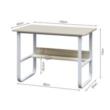 Load image into Gallery viewer, Andrea 100cm Computer Desk - White